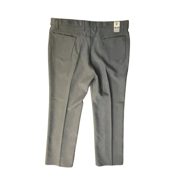 Vintage Levi’s Men’s Gray Pants 46x34 NEW – 100% Polyester – USA Made - Picture 16 of 16